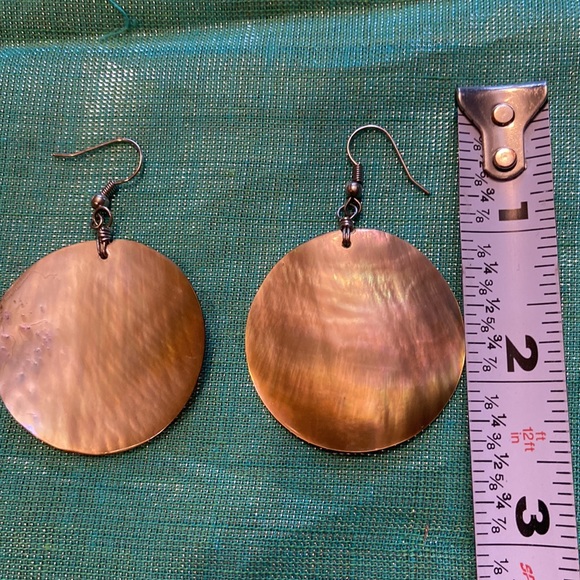 Shell earrings brown shell - Picture 6 of 8